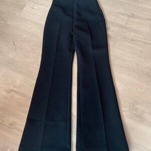 Club Monaco Navy Wide Leg Trendy Dress Pants